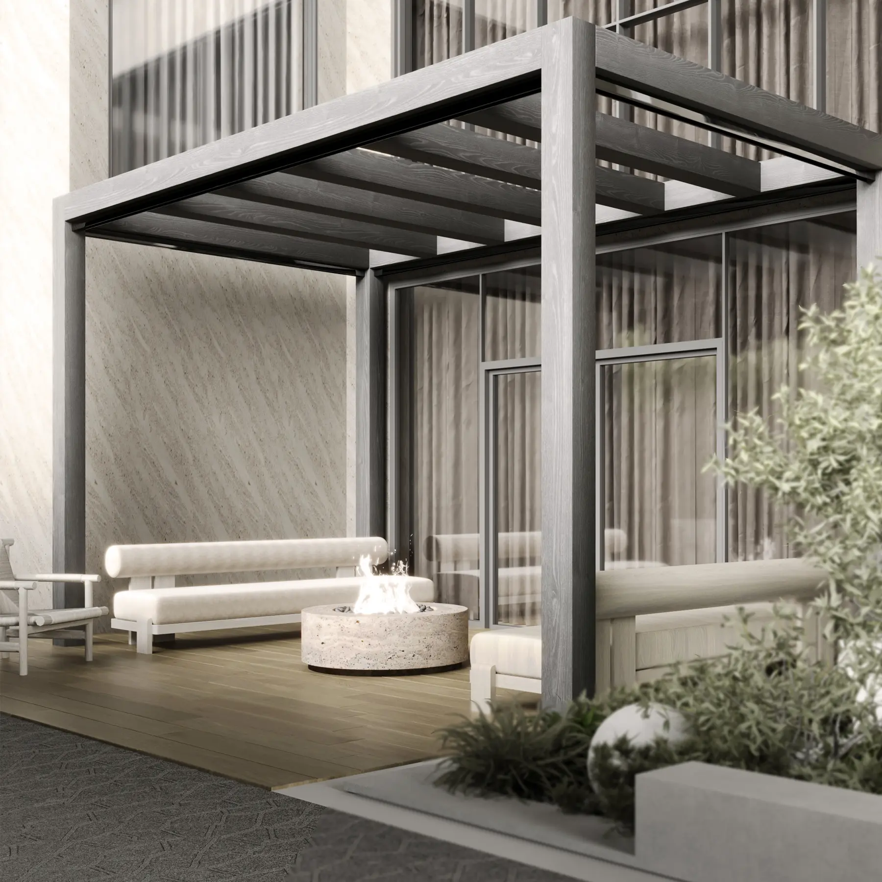 Residence courtyard