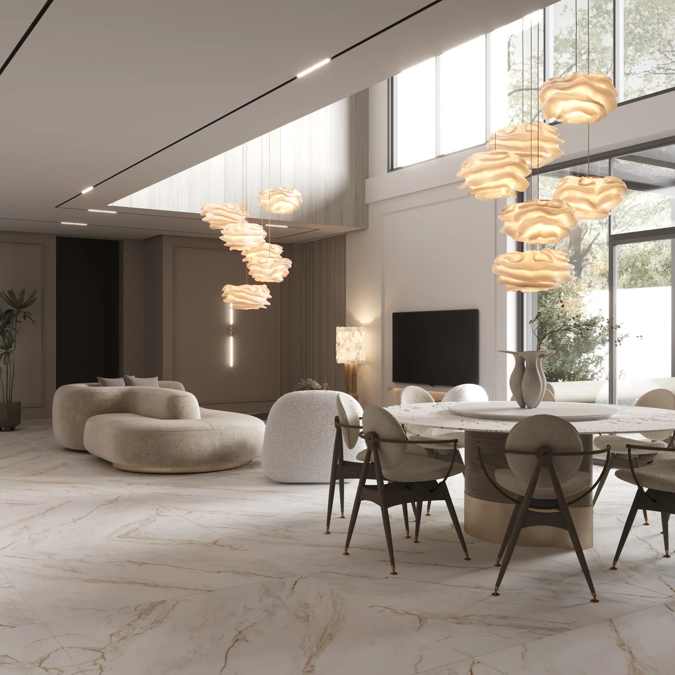Luxury private residence interior