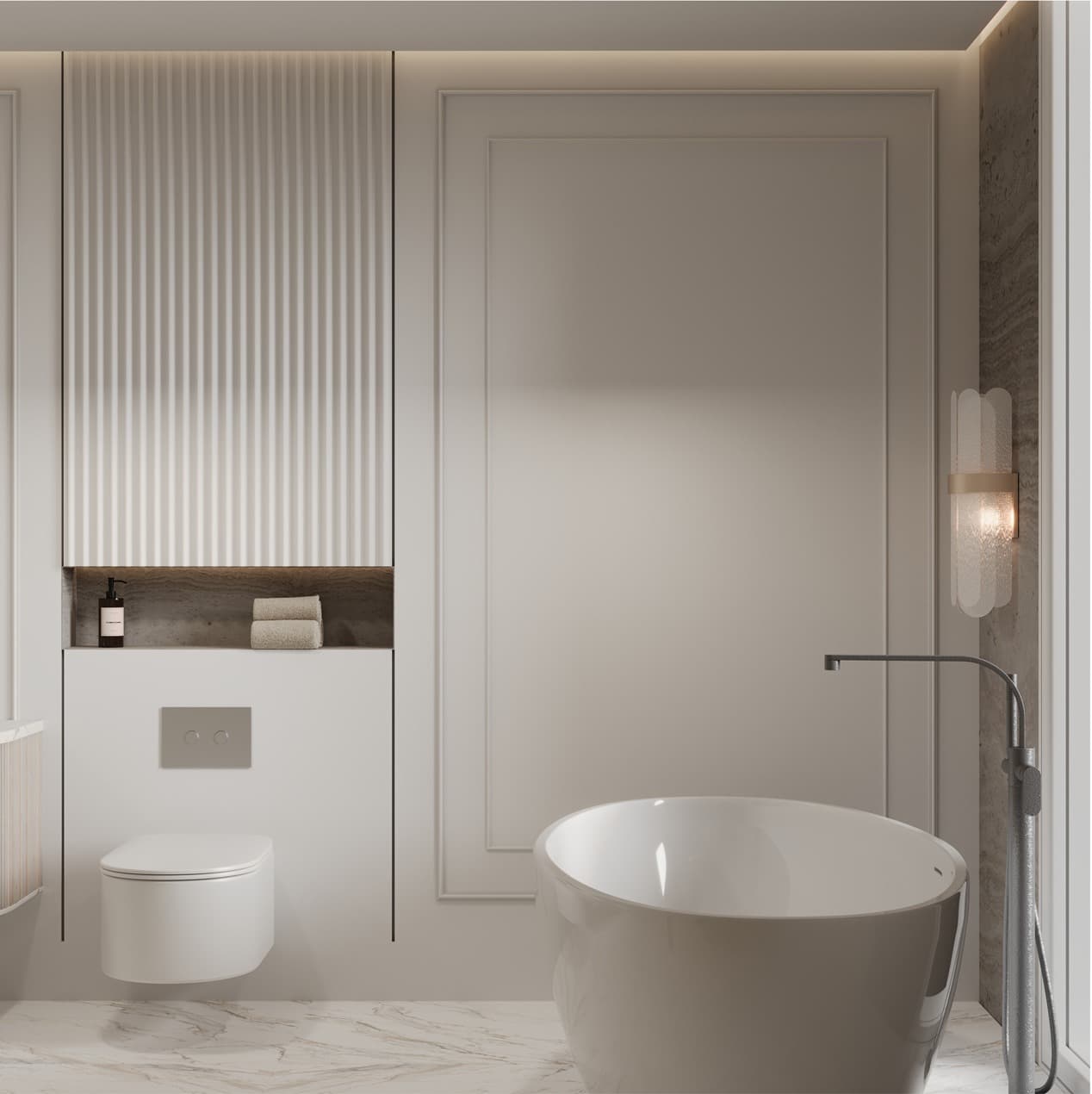 Bath and WC composition